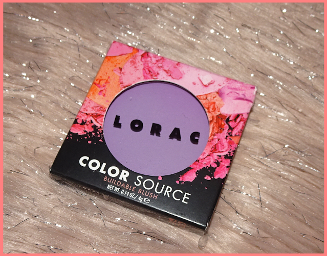 #FOTD: purple makeup look featuring a new lorac blush