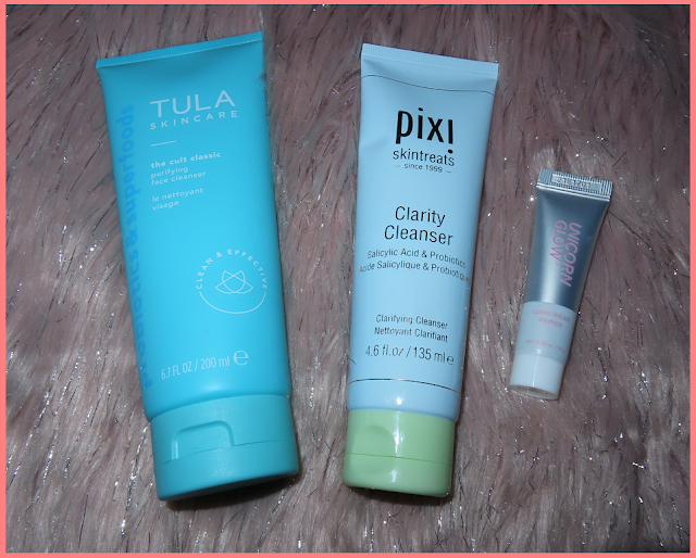 mini skin care reviews (tula, pixi, unicorn glow)