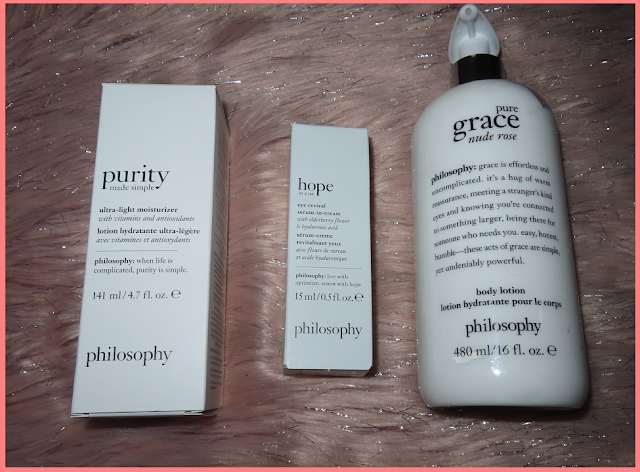 philosophy product review (purity, hope, and grace)